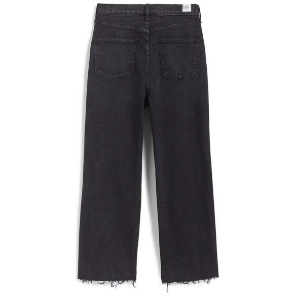 Frank & Eileen Monaghan Size 28  Mom Jeans Black Wash High Rise Straight $249 - Picture 16 of 16